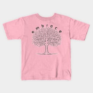 Embrace Tree Of Life Kids T-Shirt